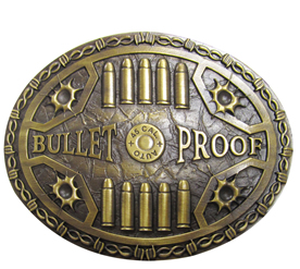 buckle says bullet proof